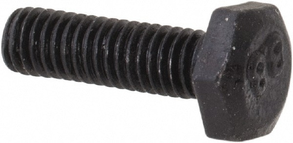 Hex Head Cap Screw: M3x0.5, 10.00 mm Length Under Head, Grade 8.8 Steel, Bright/Uncoated Finish