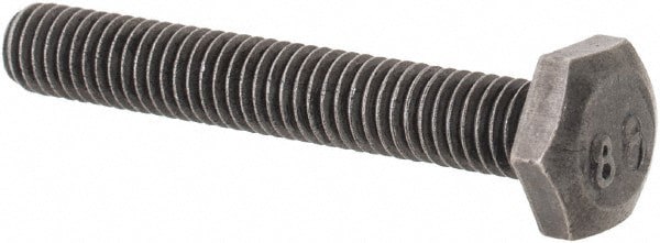Hex Head Cap Screw: M3x0.5, 20.00 mm Length Under Head, Grade 8.8 Steel, Bright/Uncoated Finish