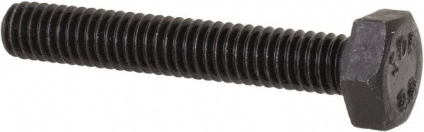 Hex Head Cap Screw: M4x0.7, 25.00 mm Length Under Head, Grade 8.8 Steel, Bright/Uncoated Finish