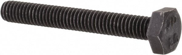 Hex Head Cap Screw: M4x0.7, 30.00 mm Length Under Head, Grade 8.8 Steel, Bright/Uncoated Finish