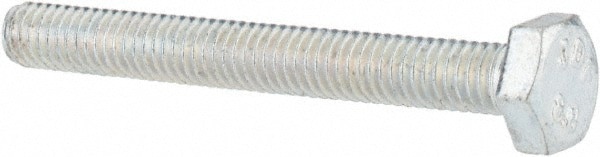 Hex Head Cap Screw: M4x0.7, 35.00 mm Length Under Head, Grade 8.8 Steel, Bright/Uncoated Finish