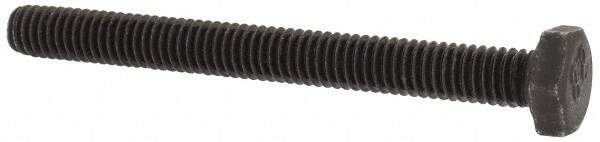 Hex Head Cap Screw: M4x0.7, 40.00 mm Length Under Head, Grade 8.8 Steel, Bright/Uncoated Finish