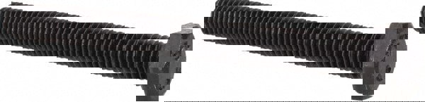 Hex Head Cap Screw: M5 x 0.80 x 50 mm, Grade 8.8 Steel, Uncoated