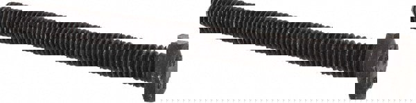 Hex Head Cap Screw: M6 x 1.00 x 70 mm, Grade 8.8 Steel, Uncoated