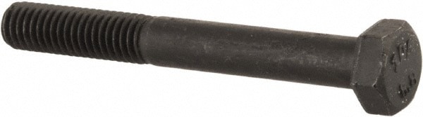 Hex Head Cap Screw: M5x0.8, 40.00 mm Length Under Head, Grade 8.8 Steel, Bright/Uncoated Finish