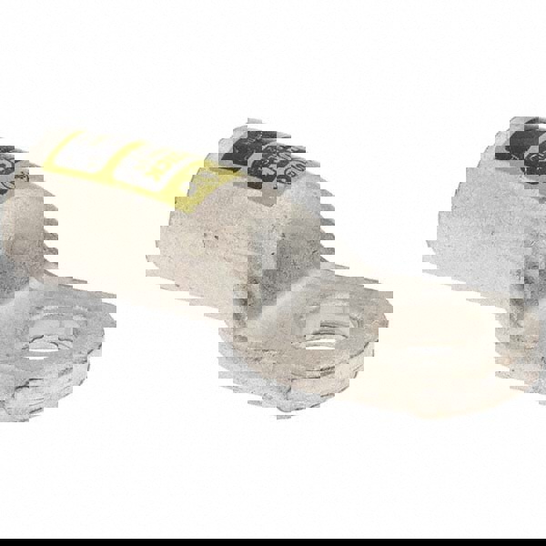 D Shaped Ring Terminal: Non-Insulated, 4/0 AWG, Crimp Connection