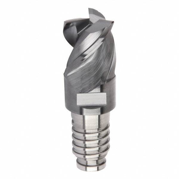 Corner Radius End Mill Head: 3 Flutes
