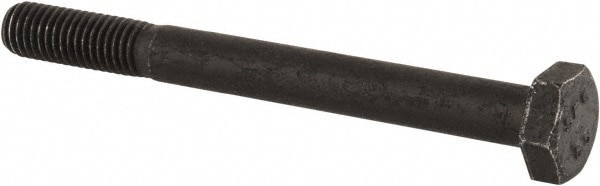 Hex Head Cap Screw: M10x1.5, 100.00 mm Length Under Head, Grade 8.8 Steel, Bright/Uncoated Finish