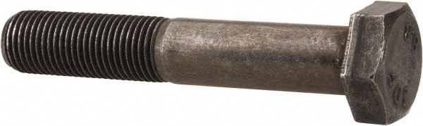 Hex Head Cap Screw: M12x1.25, 70.00 mm Length Under Head, Grade 8.8 Steel, Bright/Uncoated Finish