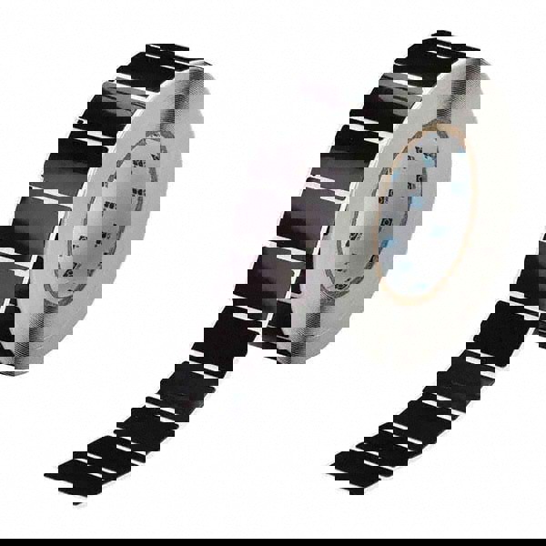 Label Maker Label: Black, Polyester, 500 per Roll