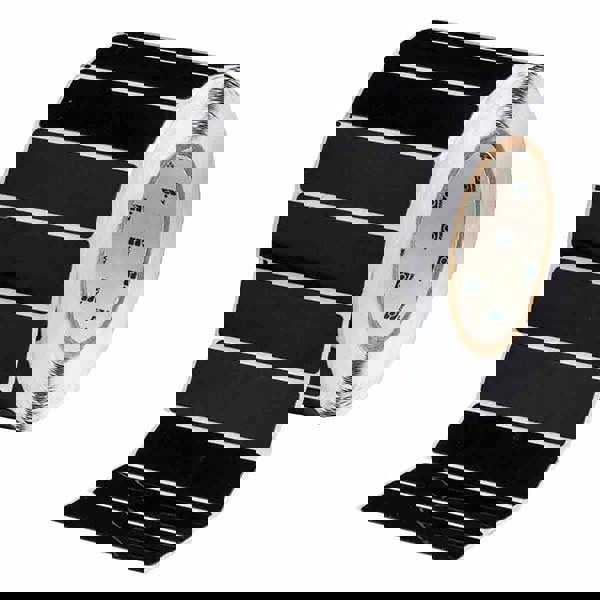 Label Maker Label: Black, Polyester, 500 per Roll