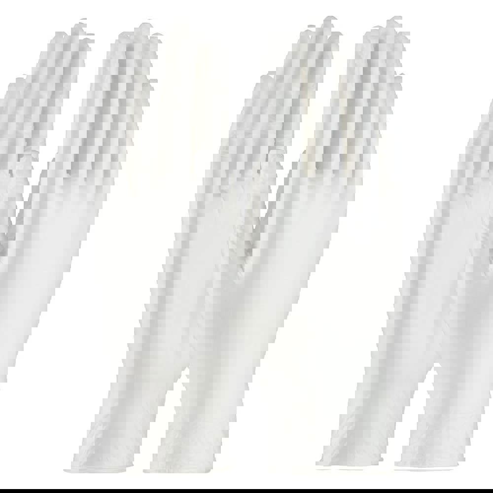 Disposable Glove: Series Ambi-Dex, Size Medium, 5.0 mil, Synthetic Polymer Coated, Vinyl, General Purpose Grade, Powder-Free