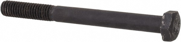 Hex Head Cap Screw: M5x0.8, 50.00 mm Length Under Head, Grade 8.8 Steel, Bright/Uncoated Finish
