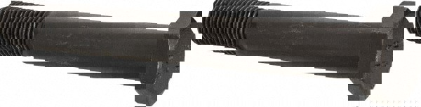 Hex Head Cap Screw: M24x3, 200.00 mm Length Under Head, Grade 8.8 Steel, Bright/Uncoated Finish