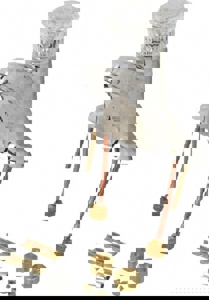 Knob Handle, Deck Plate Bathroom Faucet