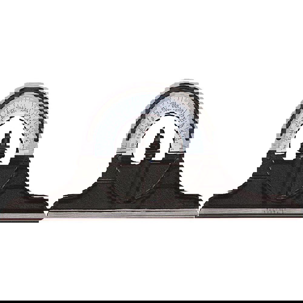 12 to 24 Inch Long Blade, Reversible Combination Square Protractor Head