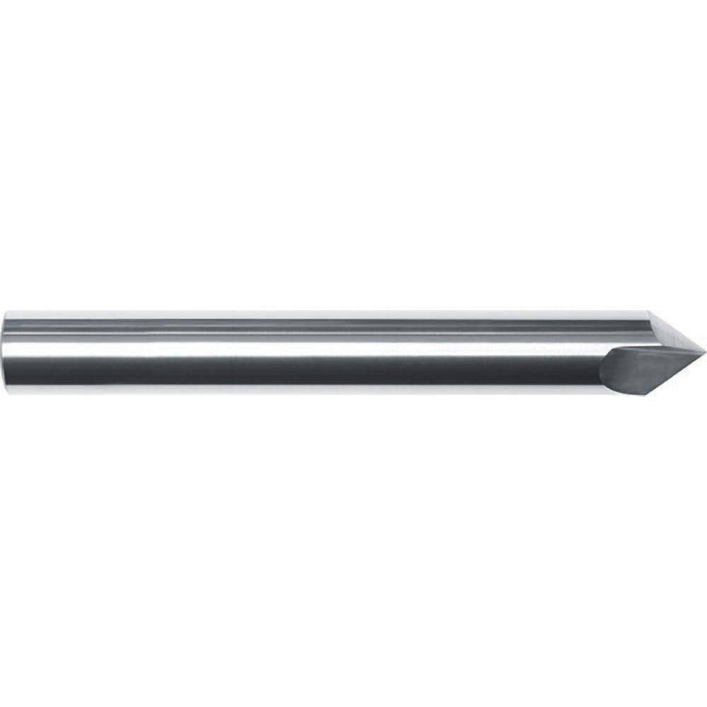 Chamfer Mills; Included Angle: 90.00 ; Chamfer Mill Material: Solid Carbide ; Cutter Head Diameter (Fractional Inch): 5/16 ; Cutter Head Diameter (Decimal Inch): 0.3125 ; End Type: Single ; Length of Cut (Inch): 5/32