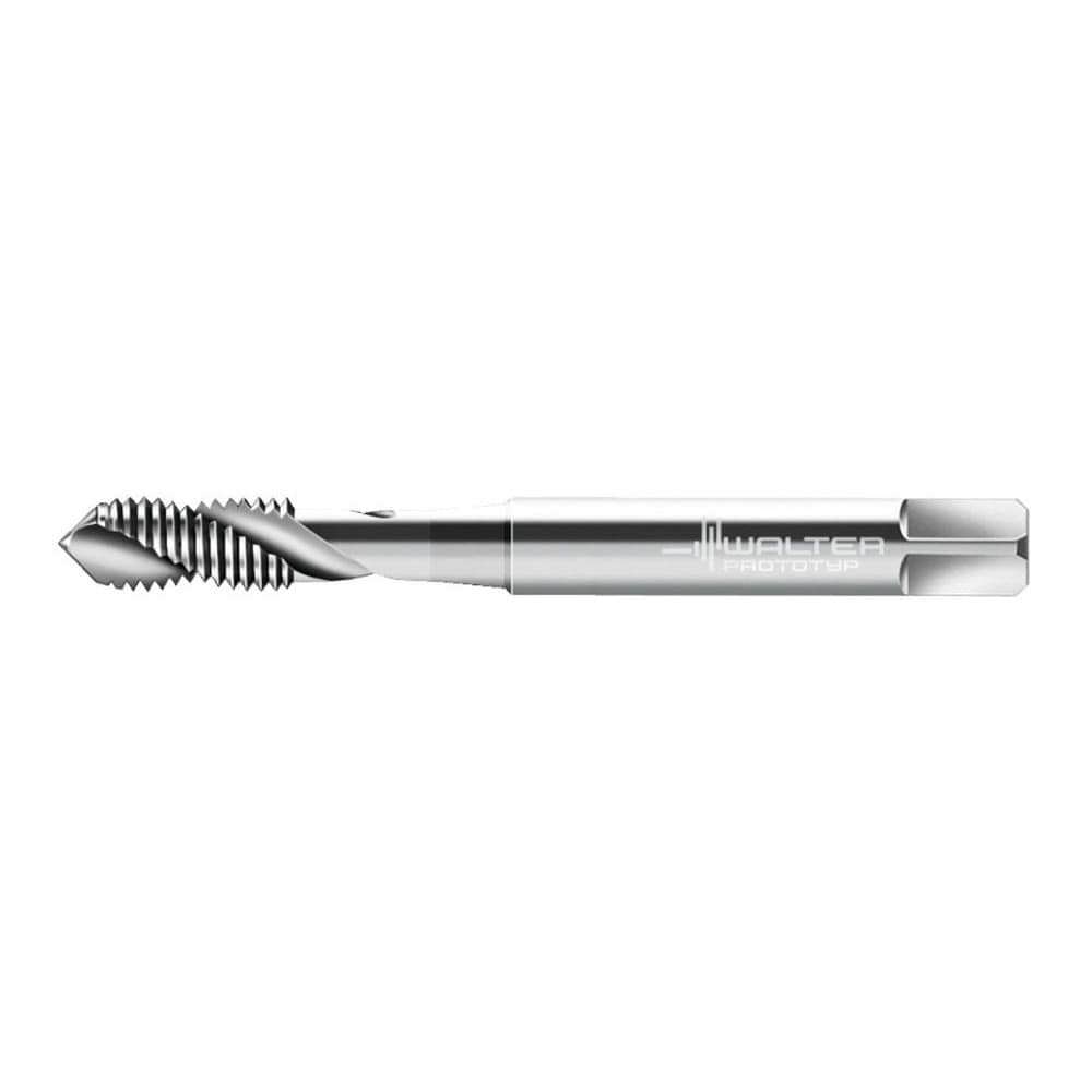 #8-32 UNC, 2 Flute, 35&deg; Helix, Modified Bottoming Chamfer, Bright Finish, Cobalt Spiral Flute STI Tap