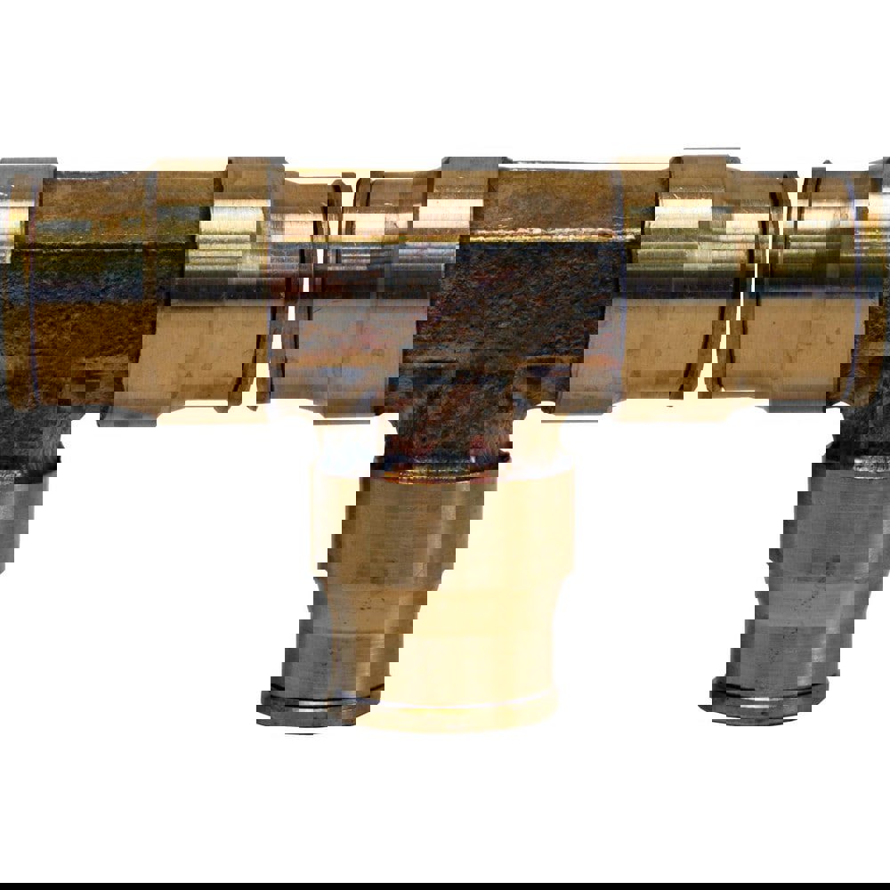 Pneumatic Hose Fittings & Couplings; Fitting Type: Tee ; Type: Tee ; Interchange Type: Universal ; Thread Type: Non-Threaded ; Material: Brass ; Thread Standard: Non-Threaded