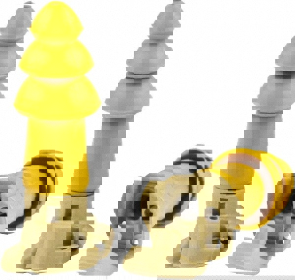 Earplug: 24dB, Rubber, Flanged, Push-In Stem, Corded