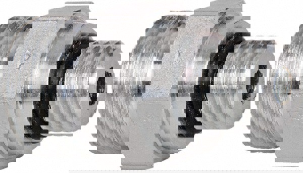 Compression Tube Straight Thread Connector: 7/16-20, 3/8