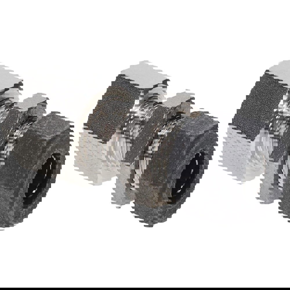 Compression Tube Bulkhead Female Connector: 1/4