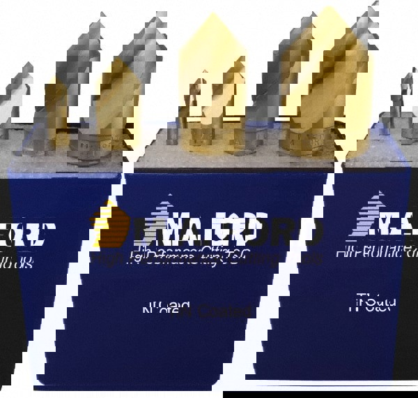 Countersink Set: 4 Pc, 1/4 to 1