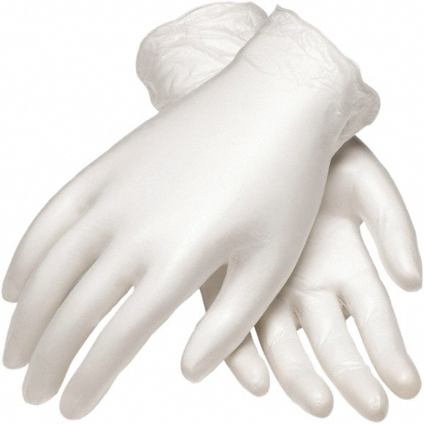 Disposable Glove: Series Ambi-Dex, Size Small, 4.0 mil, Synthetic Polymer Coated, Vinyl, General Purpose Grade, Powdered
