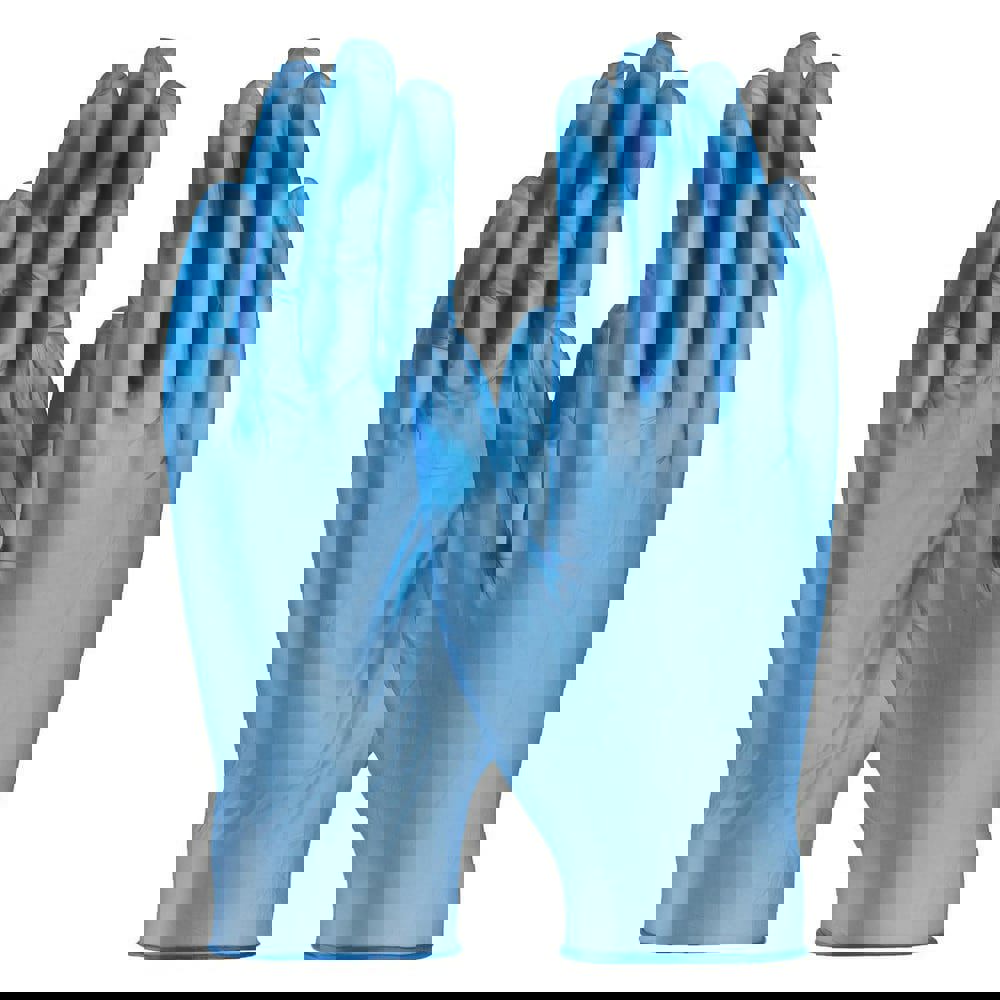 Disposable Gloves: Large, 5 mil Thick, Vinyl, Industrial Grade