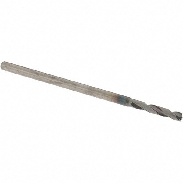 Screw Machine Length Drill Bit: 2.70 mm (0.1063) Dia, 140 deg, Solid Carbide