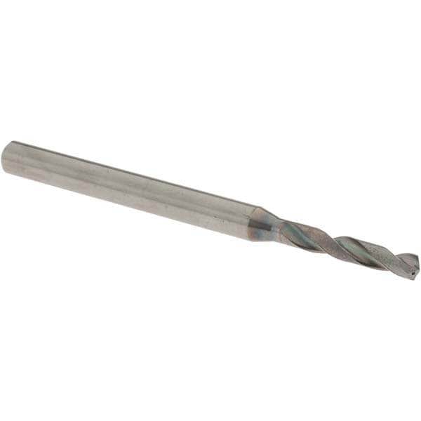 Screw Machine Length Drill Bit: #20 (0.1610) Dia, 140 deg, Solid Carbide