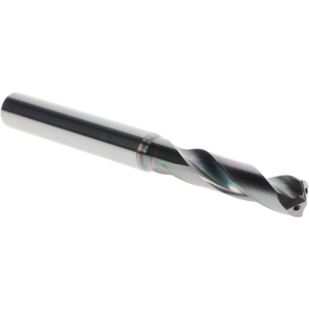 Screw Machine Length Drill Bit: 8.86 mm Dia, 140 deg Point, Solid Carbide