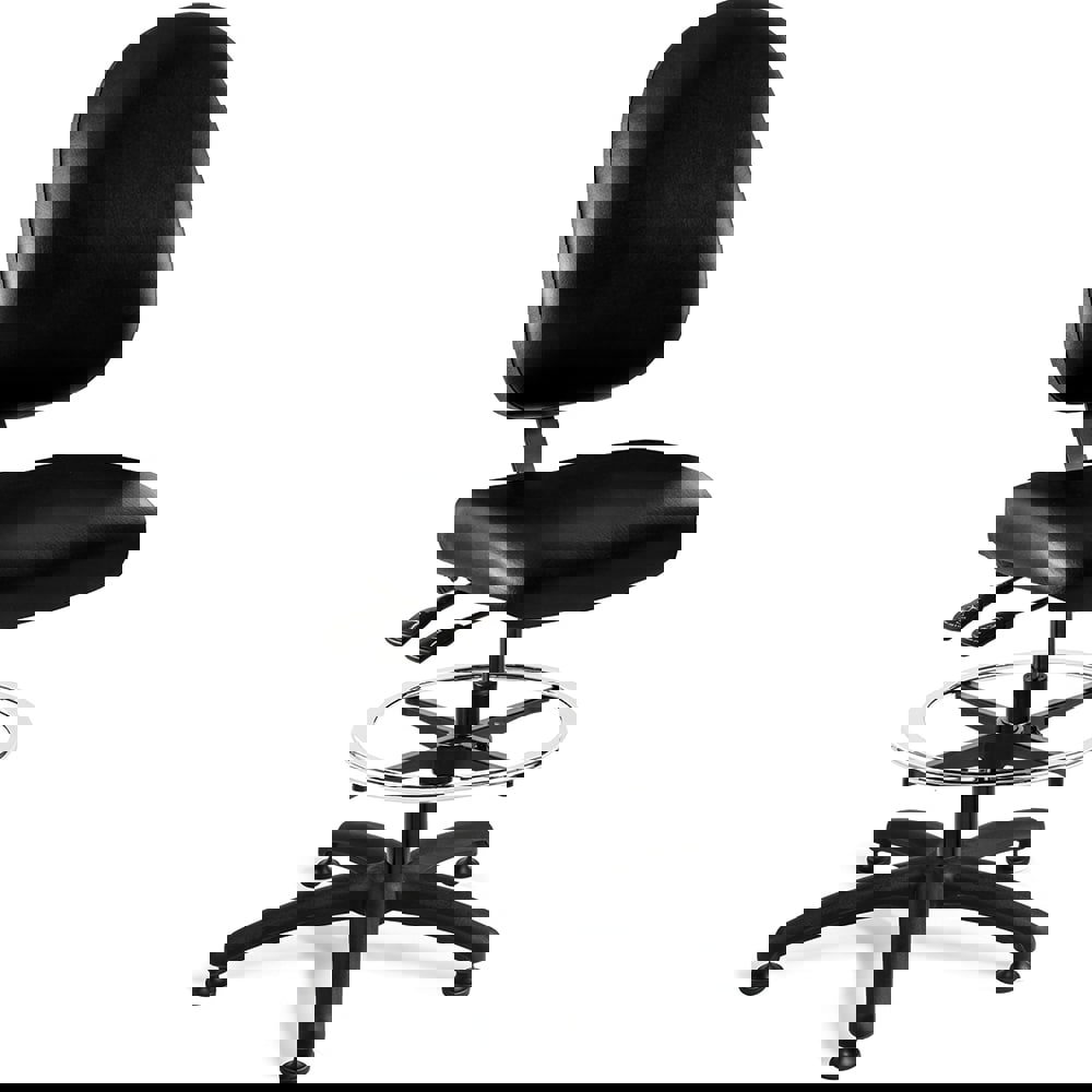 Task Chair: Vinyl, Adjustable Height, 24 to 34