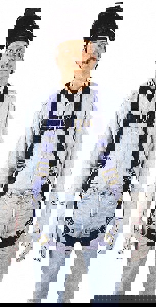 Fall Protection Harnesses: 400 Lb, Welder Style, Size Universal, Nomex