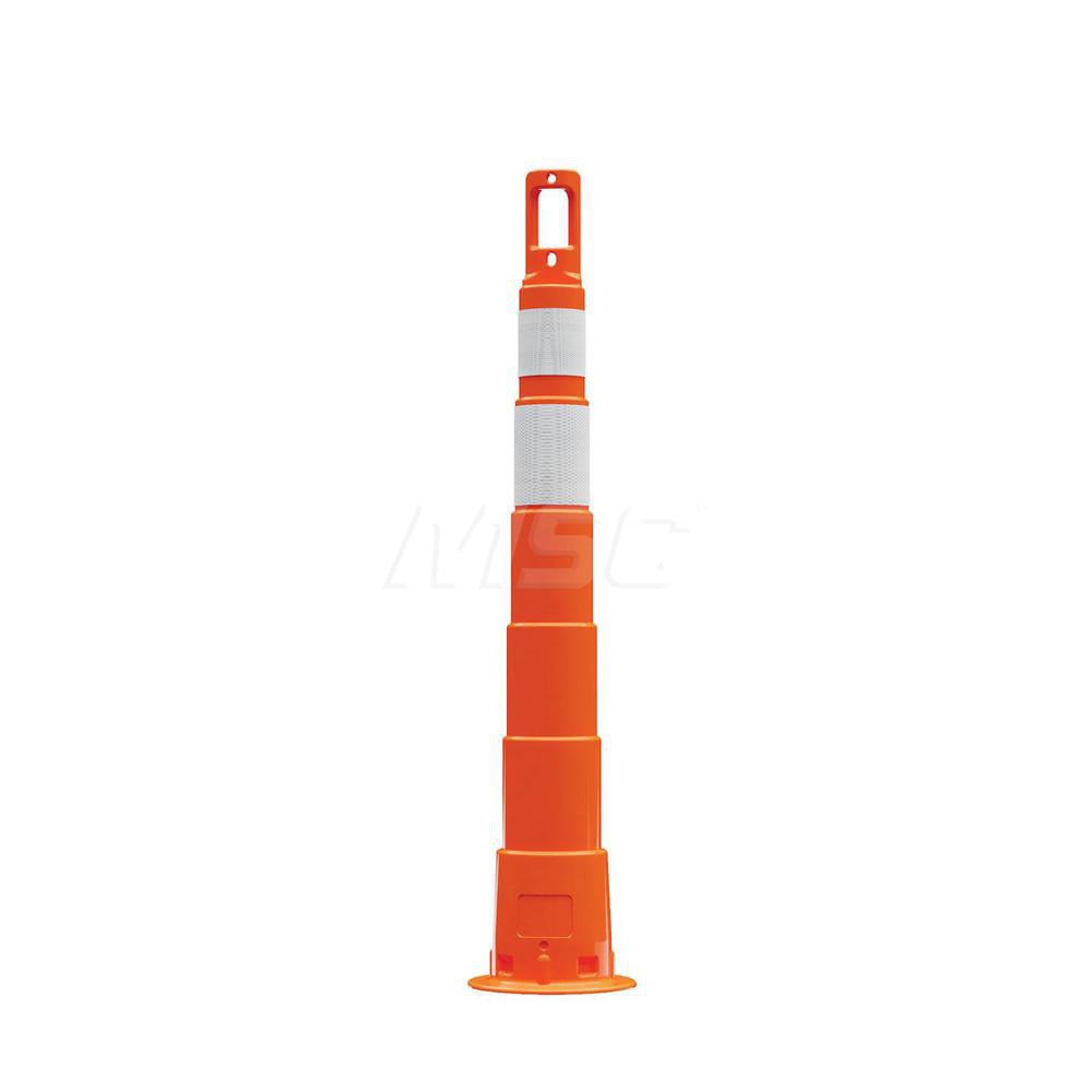 Traffic Barrels, Delineators & Posts; Reflective: Yes ; Base Needed: Yes ; Compliance: MASH Compliant; MUTCD Standards ; Collar Two Width (Inch): 6 ; Collar One Width (Inch): 4