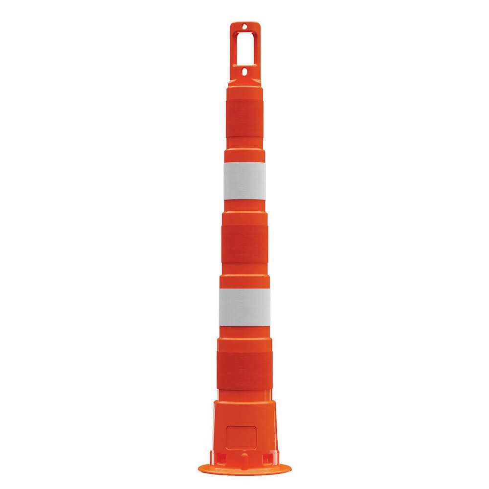 Traffic Barrels, Delineators & Posts; Reflective: Yes ; Base Needed: Yes ; Compliance: MASH Compliant; MUTCD Standards ; Collar Three Width (Inch): 4 ; Collar Two Width (Inch): 4 ; Collar Four Width (Inch): 4