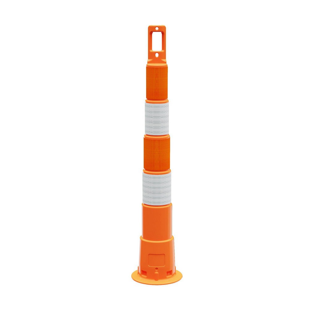 Traffic Barrels, Delineators & Posts; Reflective: Yes ; Base Needed: Yes ; Compliance: MASH Compliant; MUTCD Standards ; Collar Three Width (Inch): 6 ; Collar Two Width (Inch): 6 ; Collar Four Width (Inch): 6