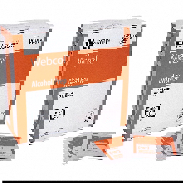 Isopropyl Alcohol Wipe: Packet