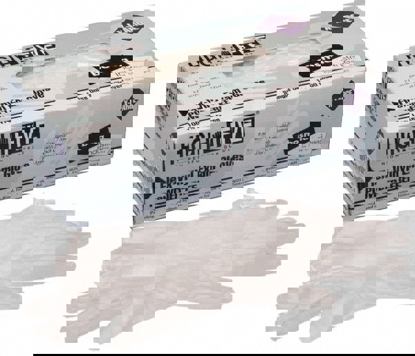 Disposable Gloves: X-Large, 5 mil Thick, Vinyl, Industrial Grade