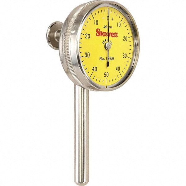 5mm Range, 0-50-0 Dial Reading, 0.02mm Graduation Dial Drop Indicator