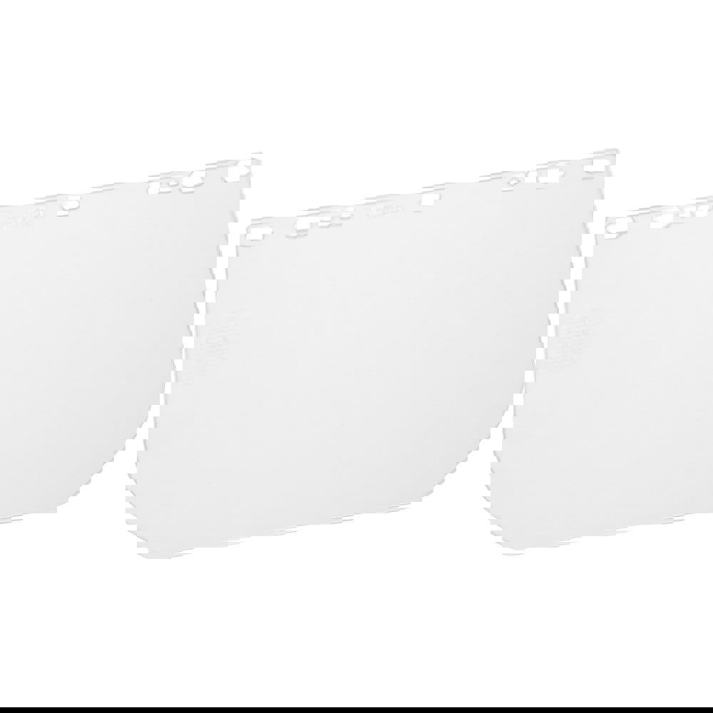 Face Shield Windows & Screens; Product Type: Face Shield ; Material: PETG ; Lens Shade: None ; Window Height (Decimal Inch): 8.0000 ; Window Width (Inch): 15-1/2 ; Application: Splash, Impact