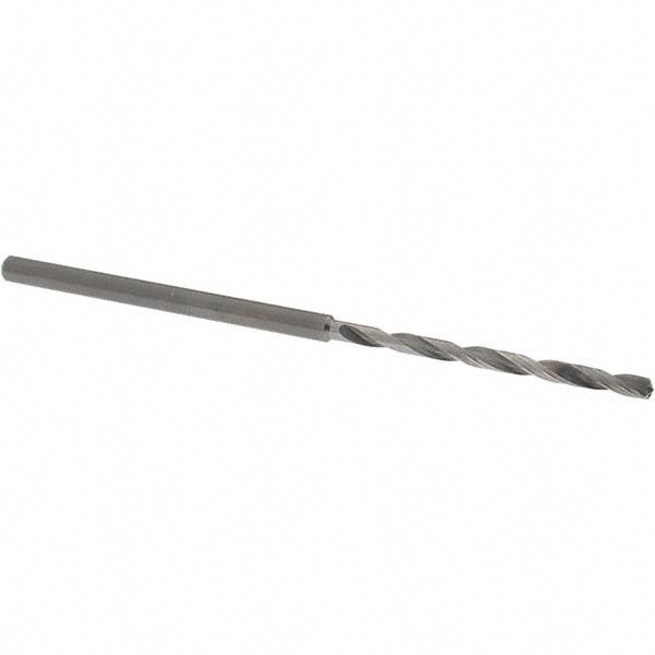 Taper Length Drill Bit: Series 6530, 3.1 mm Dia, 140 &deg; Point, Solid Carbide