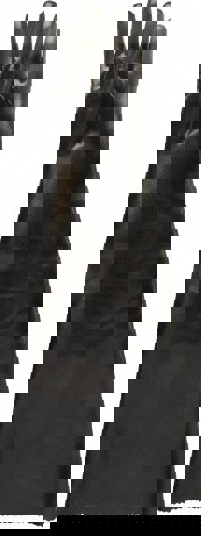 General Purpose Work Gloves: Large, Rubber Coated