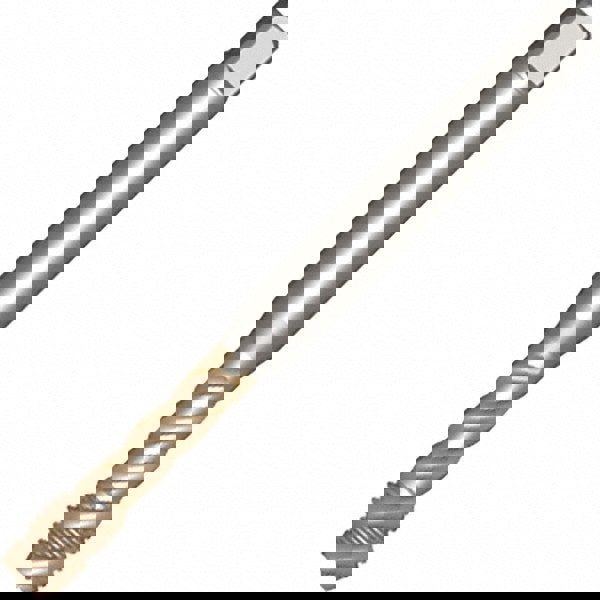 Spiral Flute Tap: M3x0.5, Metric, 3 Flute, Modified Bottoming Chamfer, 6H Class of Fit, Powdered Metal, FeN Finish