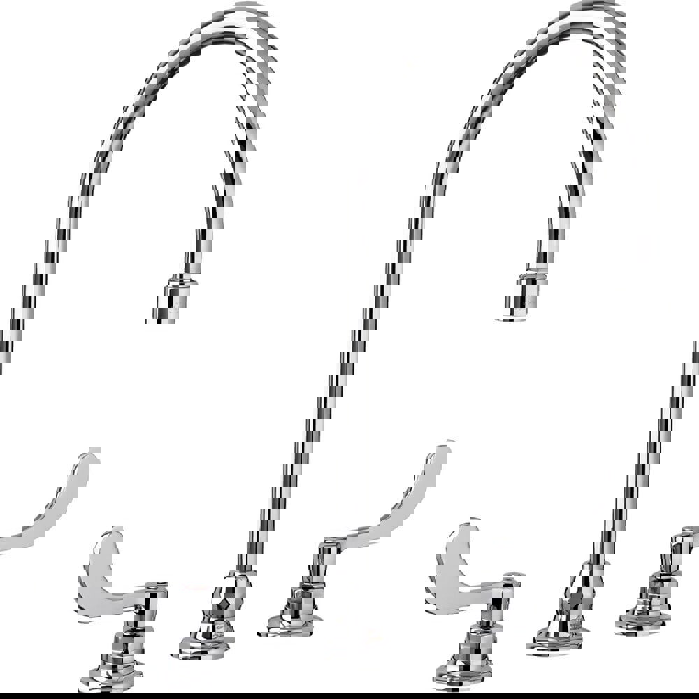 Lavatory Faucets; Inlet Location: Back ; Spout Type: Rigid; Swivel Gooseneck ; Inlet Pipe Size: 0.5 in ; Inlet Gender: Male ; Maximum Flow Rate: 1.5 ; Mounting Centers: 8 (Inch)