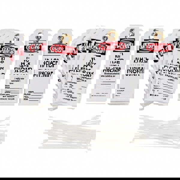 Lockout Tag: Polyester, 