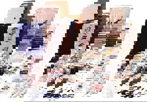 144 Piece, 15 Person, Burn Aid First Aid Kit