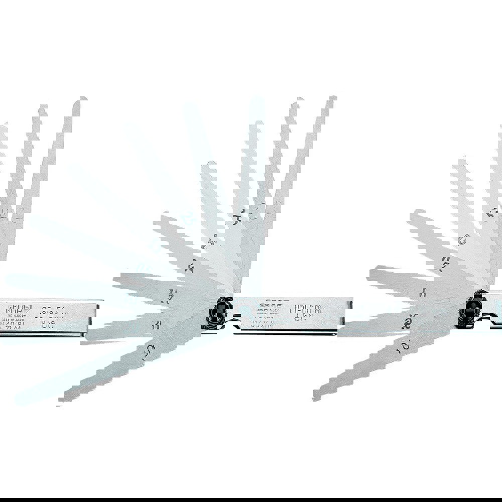 Feeler Gage Sets; Leaf Length: 100mm ; Leaf Style: Tapered ; Number Of Leaves: 20 ; Material: Steel