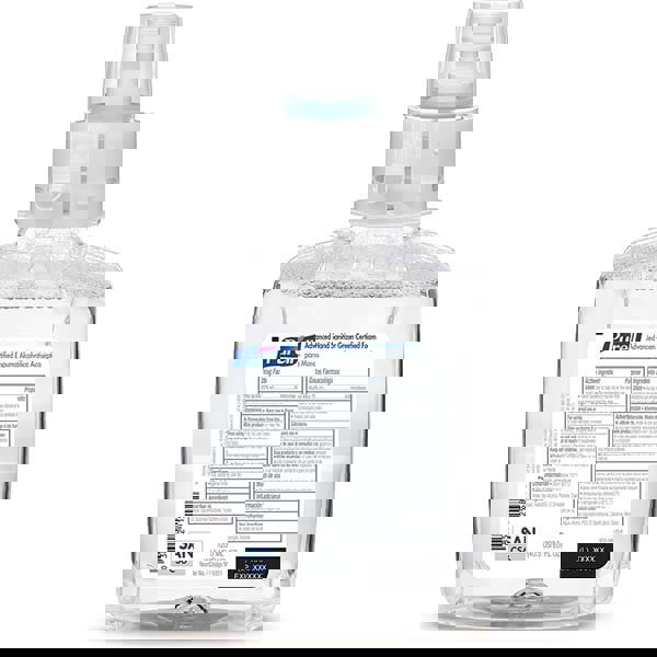 Hand Sanitizer: Liquid, 1,200 mL Plastic Bottle