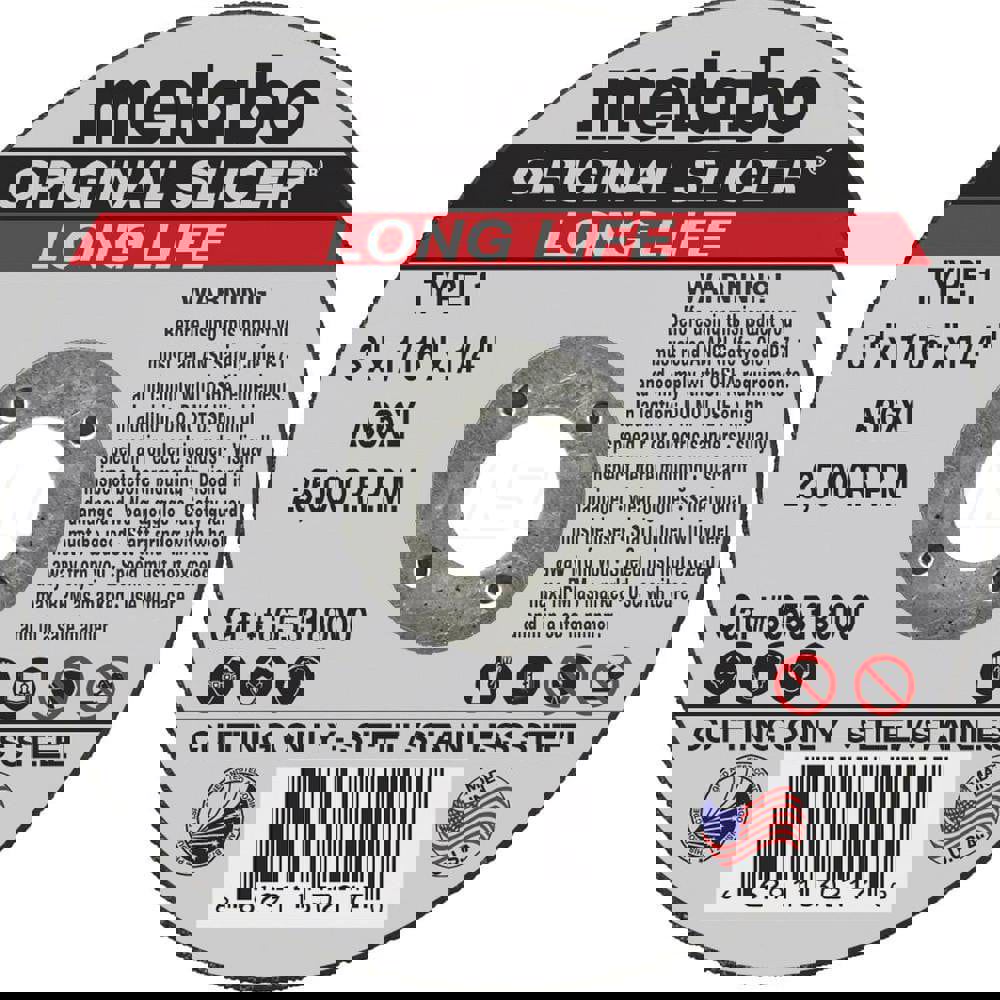 Cutoff Wheel: Type 1, 3